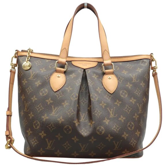 Louis Vuitton Handbags - 100% Authentic Louis Vuitton Palermo Brown Monogram Canvas Satchel